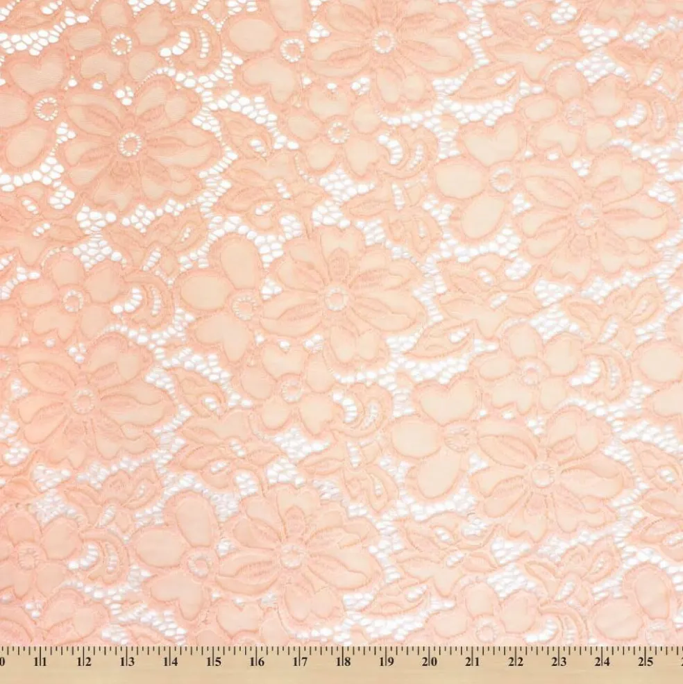 Fabric Wholesale Direct Floral Florence Stretch Lace Fabric