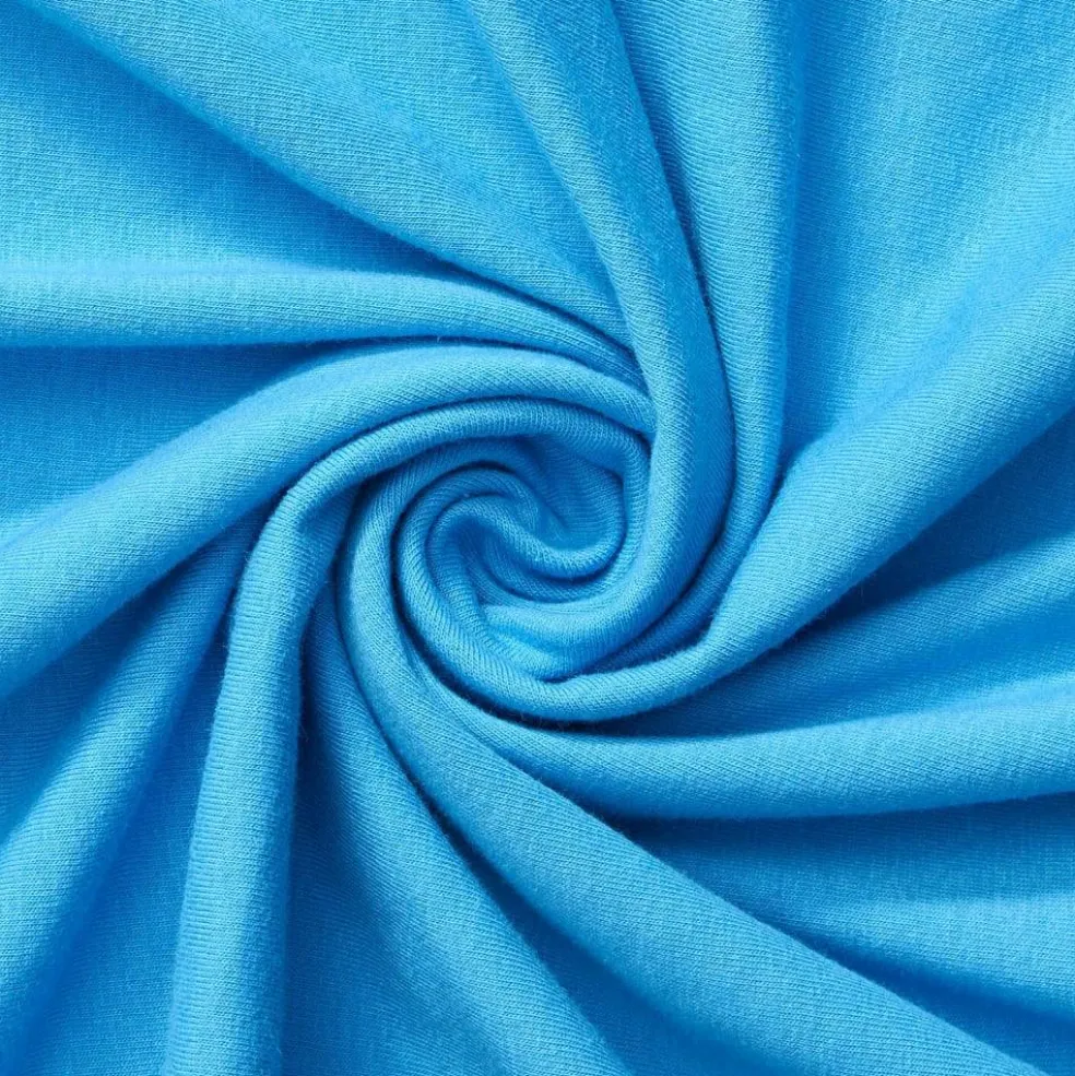 Fabric Wholesale Direct Soft Texture Stretch Cotton Spandex Jersey Fabric