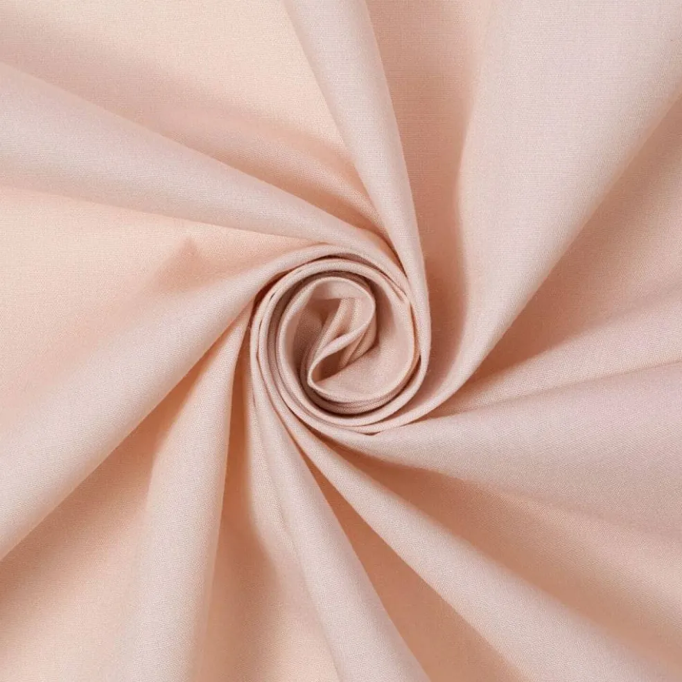 Fabric Wholesale Direct Solid Lightweight Cotton Polyester Blend Broadcloth Fabric