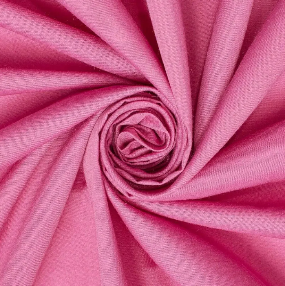 Fabric Wholesale Direct Solid Lightweight Cotton Polyester Blend Broadcloth Fabric