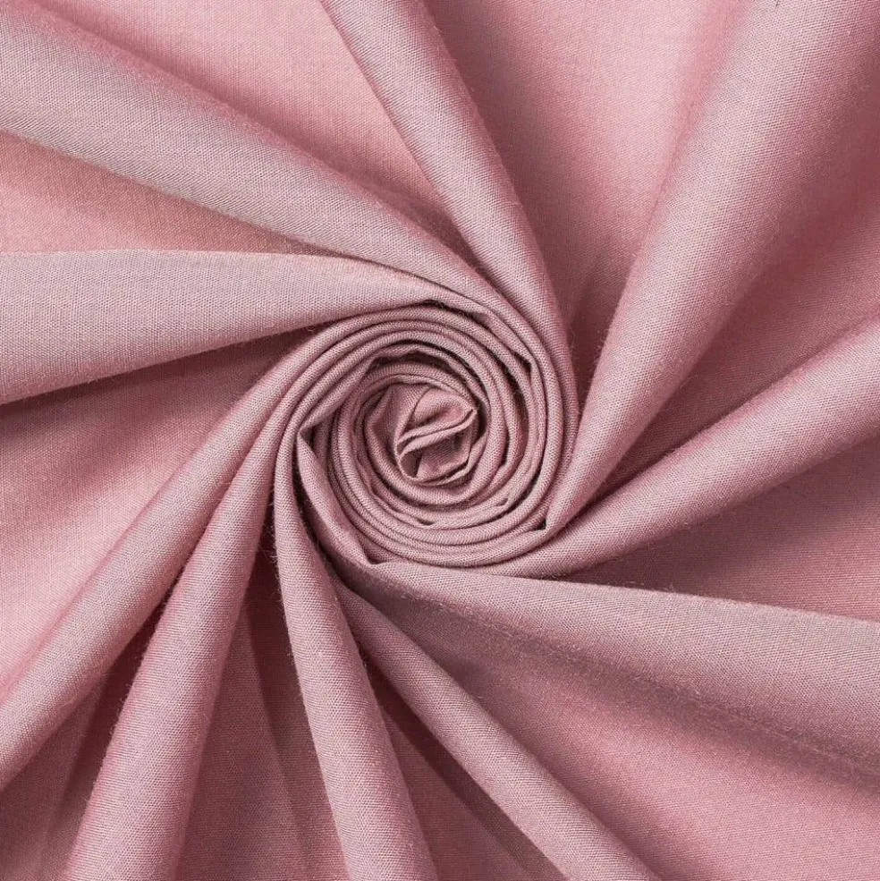 Fabric Wholesale Direct Solid Lightweight Cotton Polyester Blend Broadcloth Fabric
