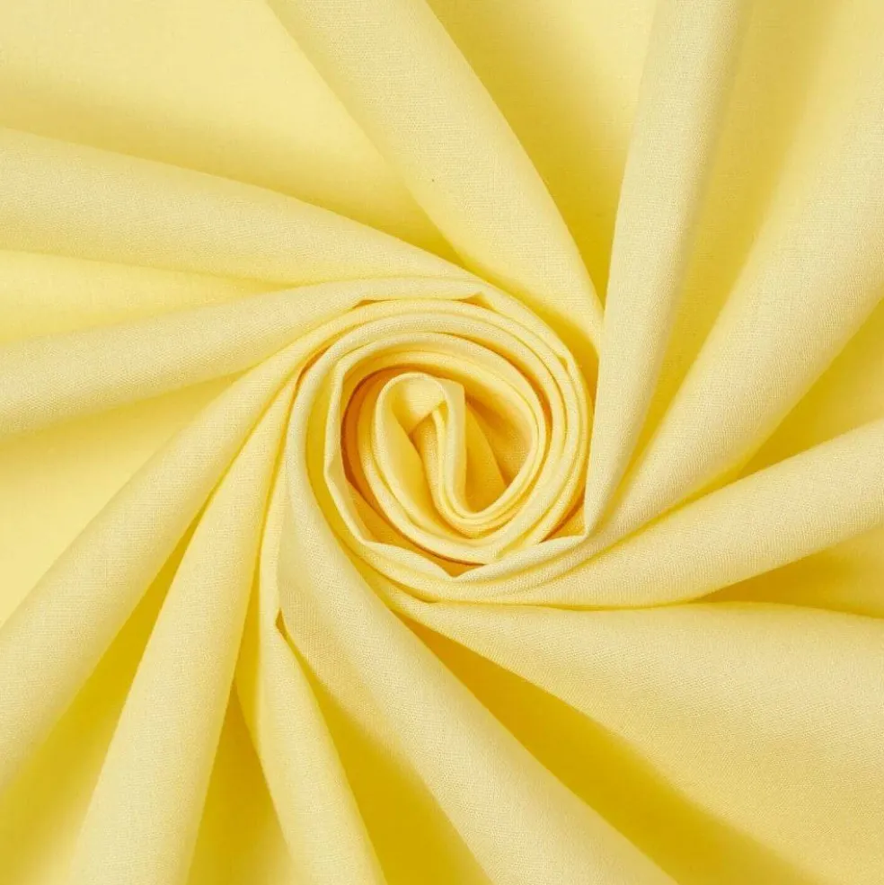 Fabric Wholesale Direct Solid Lightweight Cotton Polyester Blend Broadcloth Fabric