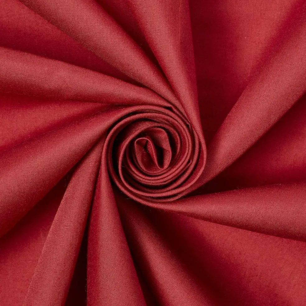 Fabric Wholesale Direct Solid Lightweight Cotton Polyester Blend Broadcloth Fabric