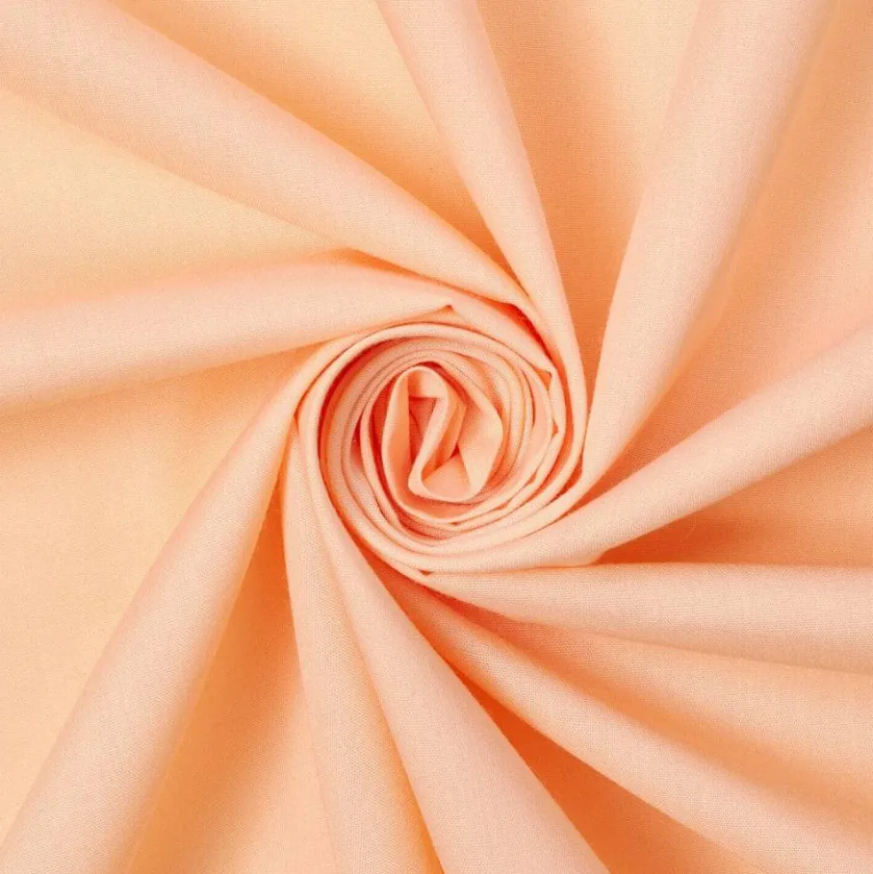 Fabric Wholesale Direct Solid Lightweight Cotton Polyester Blend Broadcloth Fabric