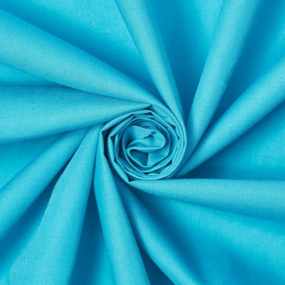Fabric Wholesale Direct Solid Lightweight Cotton Polyester Blend Broadcloth Fabric