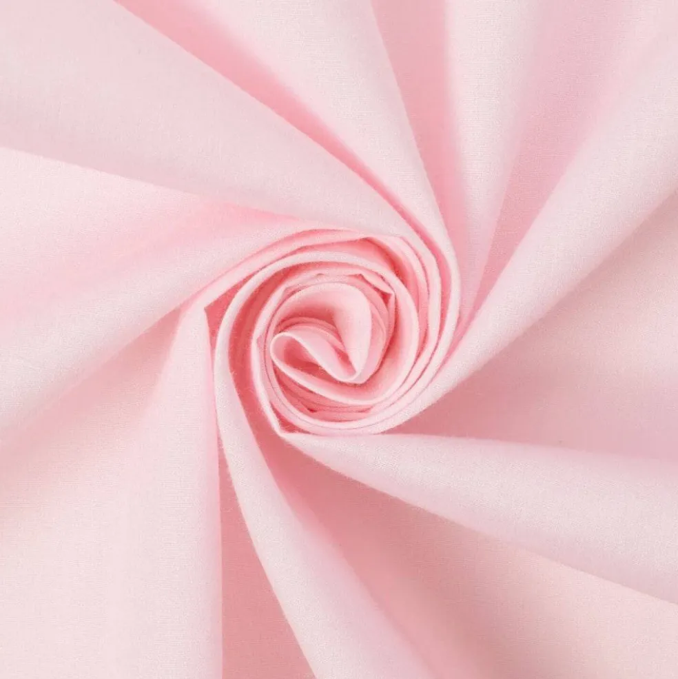 Fabric Wholesale Direct Solid Lightweight Cotton Polyester Blend Broadcloth Fabric