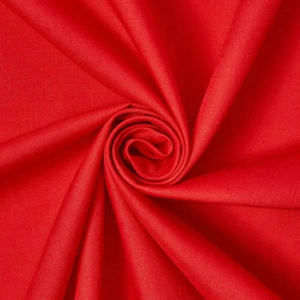 Fabric Wholesale Direct Solid Lightweight Cotton Polyester Blend Broadcloth Fabric