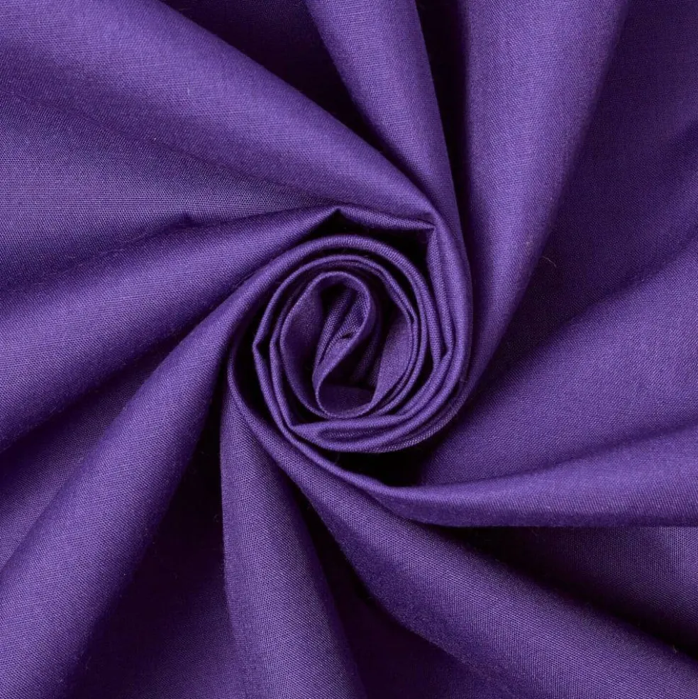 Fabric Wholesale Direct Solid Lightweight Cotton Polyester Blend Broadcloth Fabric