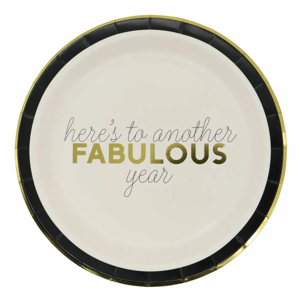 9" Fabulous Year Dinner Plates, 8ct. by Celebrate It™