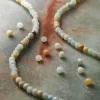 Faceted Amaonzite Round Beads, 2mm by Bead Landing™
