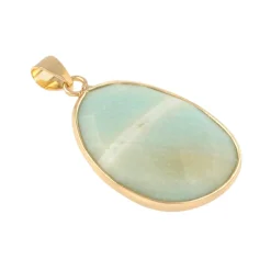 Faceted Amazonite Teardrop Pendant by Bead Landing™