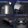 Face Transforming LED Mask with App Controlled - Programmable LED Halloween Mask Digital Luminous Mask for Costume Cosplay