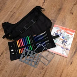 FA-102 | Essentials™ 32pc Manga Drawing & Sketching Travel Art Set