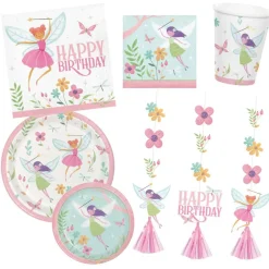 Fairy Happy Birthday Banners - Magical Forest Party Decorations