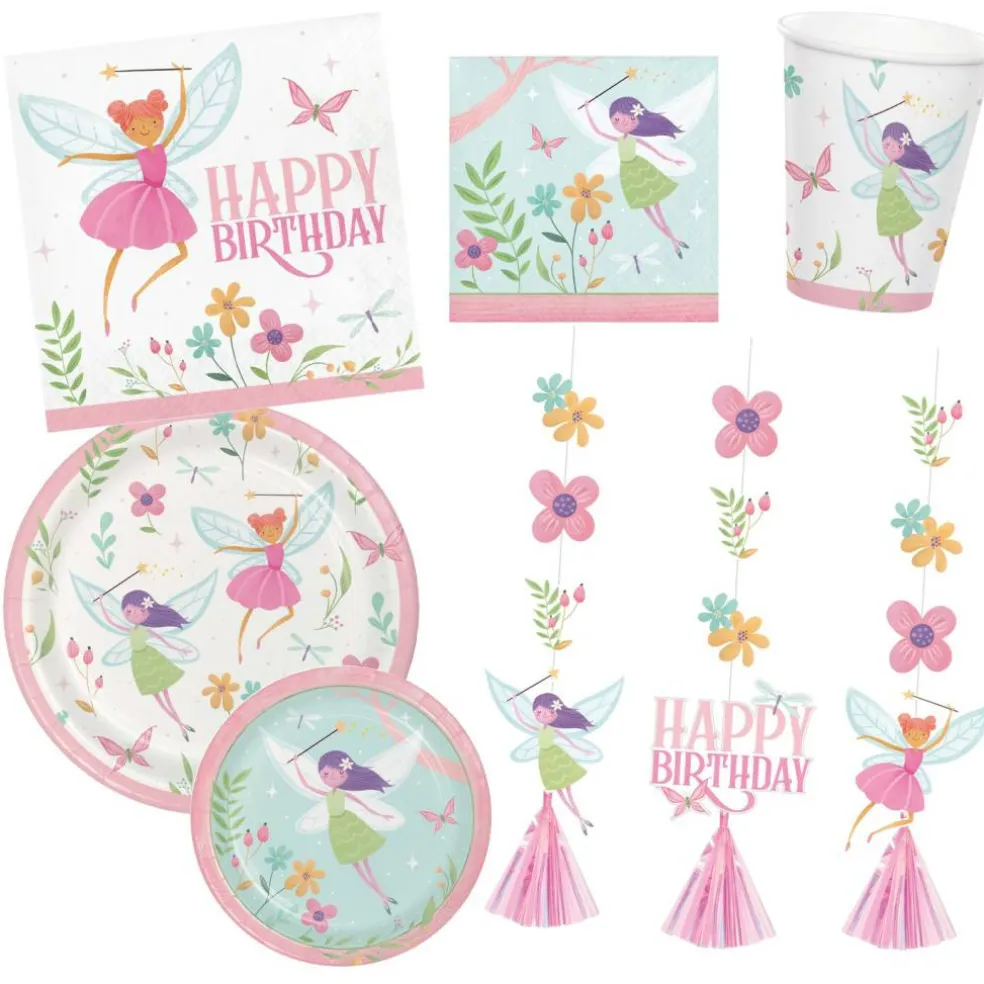 Fairy Happy Birthday Banners - Magical Forest Party Decorations