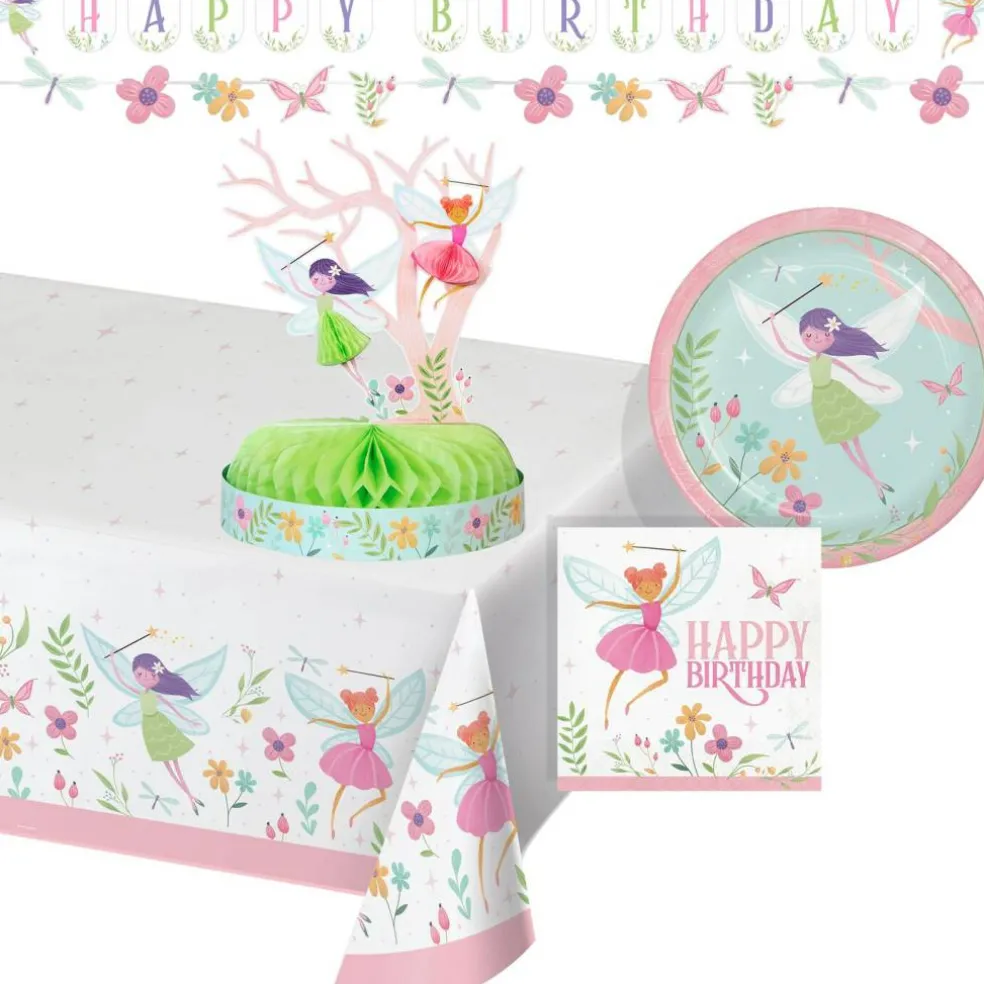 Fairy Happy Birthday Banners - Magical Forest Party Decorations