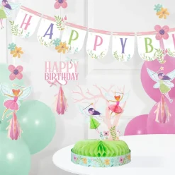 Fairy Happy Birthday Banners - Magical Forest Party Decorations