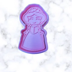 fairy Tale Princess and  Princess friends and Carriage Cookie cutter and stamps fondant cutter