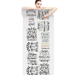 Faith Over Fear Direct-to-Film DTF Transfer Gang Sheets - 22x60