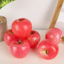 Fake Fruit Artificial Apples, Set of 6