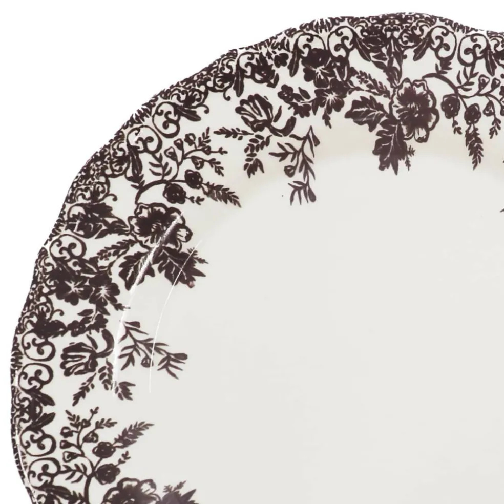 11" Fall Floral Ceramic Serving Plate by Ashland®