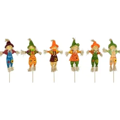 24" Fall Harvest Scarecrow Picks, 6ct.