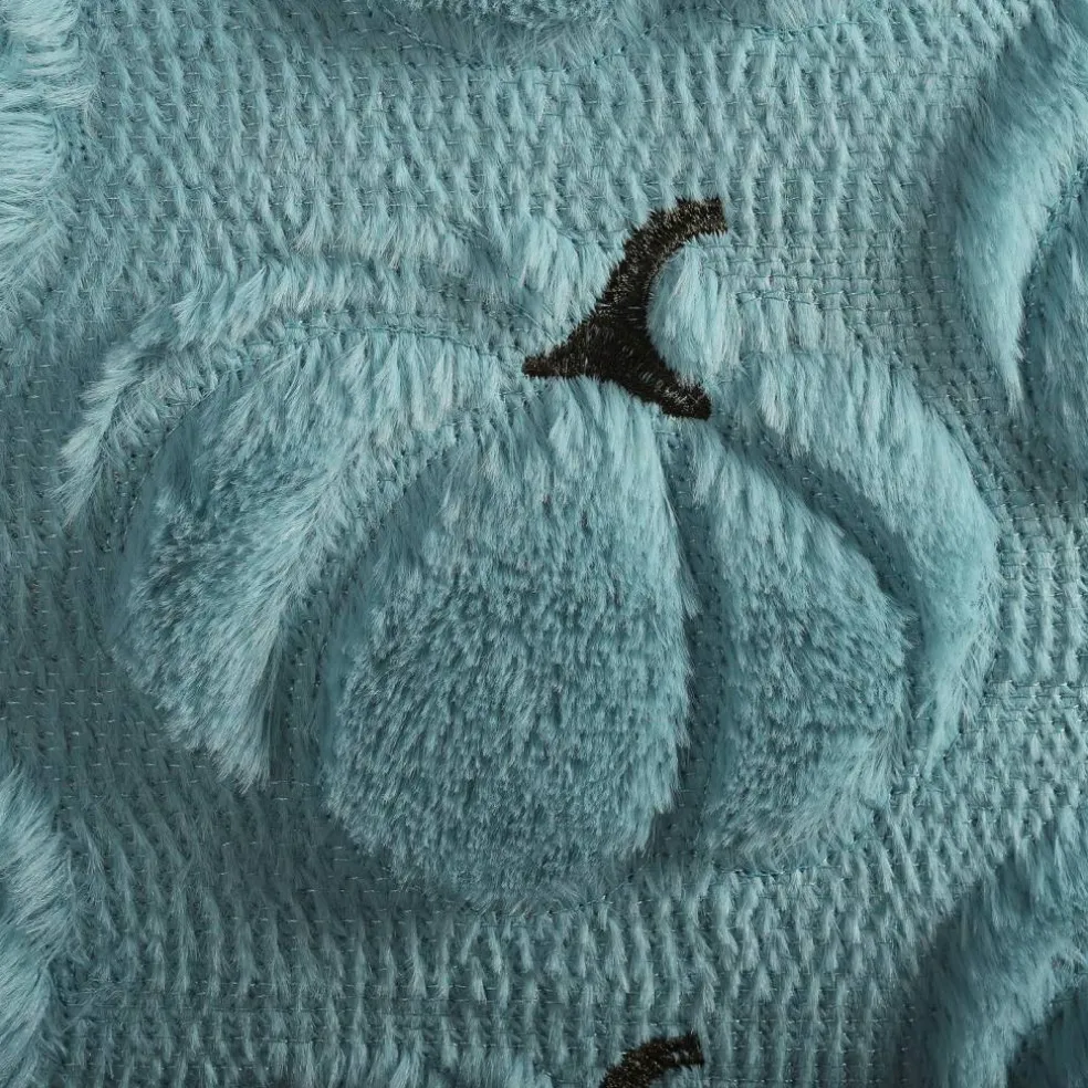Fall Pillow Covers 18x18 Set of 2 Light Blue Pumpkin Decorations for Home