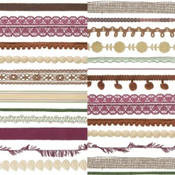 Fall Pom Pom & Ribbon Trim Bundle, 25ct. by Celebrate Itâ„¢