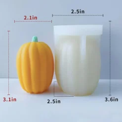 Fall Pumpkin Candle Molds (Oval)