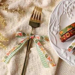Fall Ribbon for Crafts 3/8