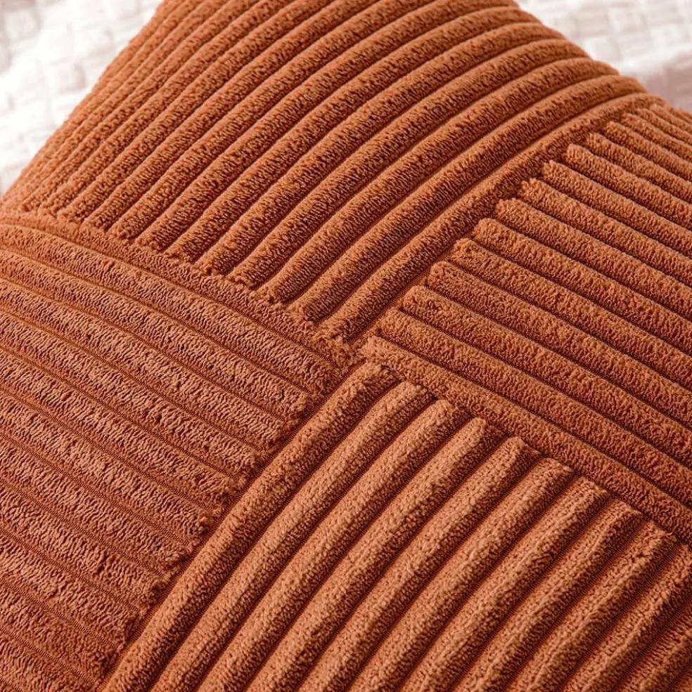 Fall Rust Boho Decorative Throw Pillow Covers for Couch 18x18 Inch