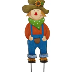 24" Fall Scarecrow Garden Stake Harvest Yard Decor