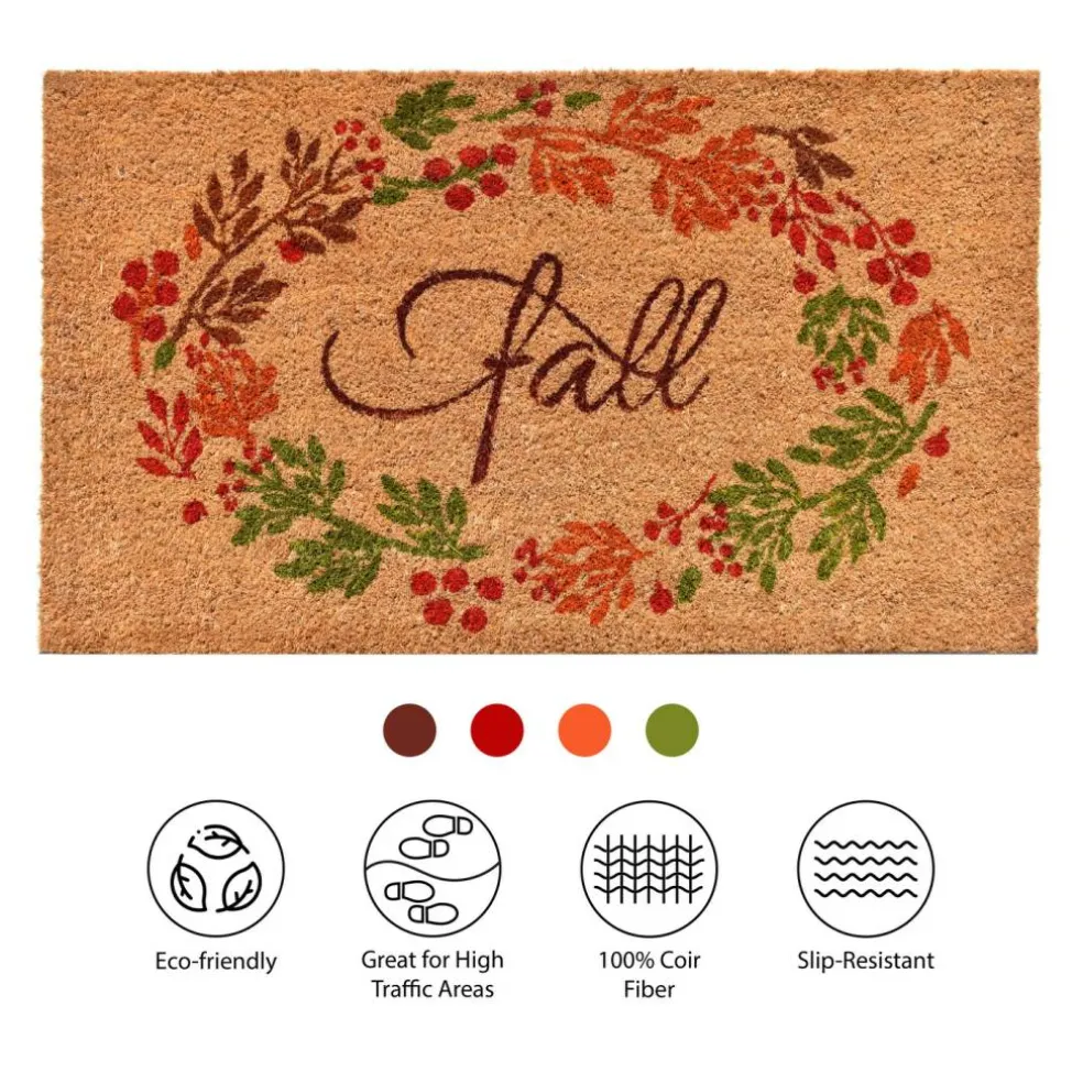 Fall Wreath Doormat