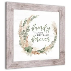Family Forever Western 16" x 16" Framed Print