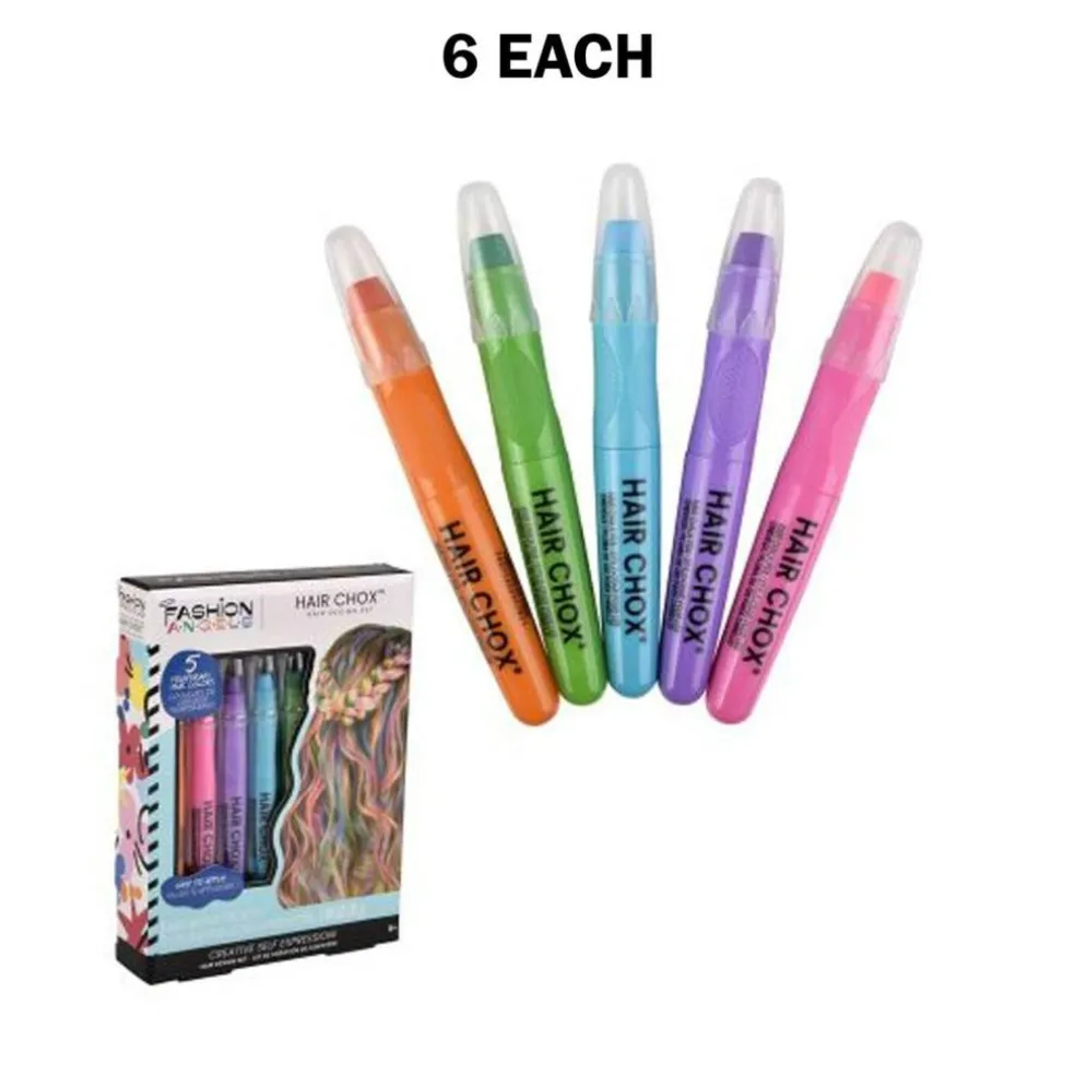 Fashion Hair Chalk Pen 5 Piece Set