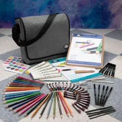 FA-59962 | Sketch & Draw Artist Satchel Art Set 165pc