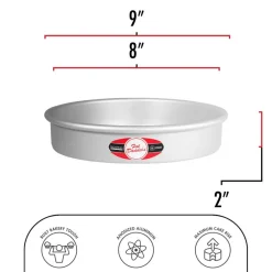 Fat Daddio's® Pro Series Bakeware Anodized Aluminum Round Cake Pan