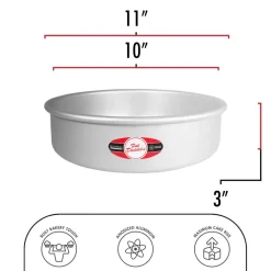 Fat Daddio's® Pro Series Bakeware Anodized Aluminum Round Cake Pan