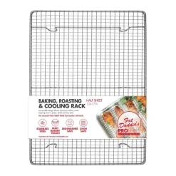 Fat Daddio's® ProSeries Bakeware Half Sheet Baking, Roasting & Cooling Rack