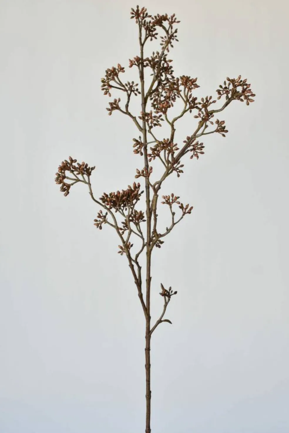38" Faux Brown Sedum Berry Branch