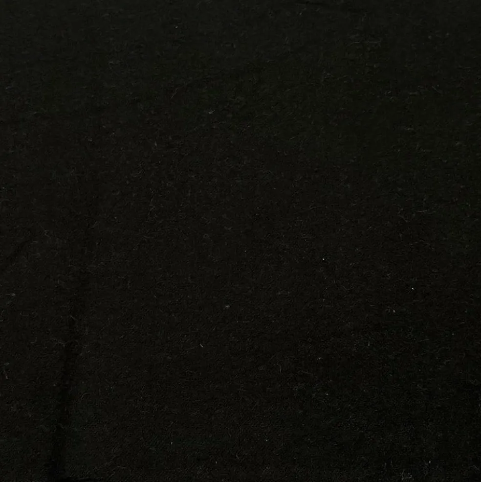 Feldman Black Solid Cotton Flannel