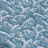 Feldman Blue Asian Wave Cotton Fabric