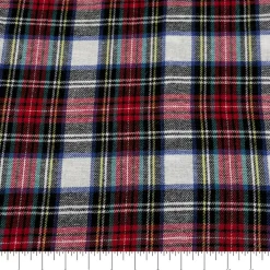 Feldman Dallas Plaid Yarn-Dyed Cotton Flannel Fabric
