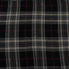 Feldman Edward Black Plaid Yarn-Dyed Cotton Flannel Fabric