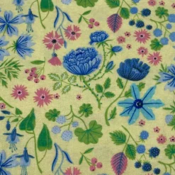 Feldman Yellow Flowers Cotton Flannel