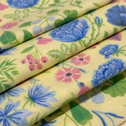 Feldman Yellow Flowers Cotton Flannel