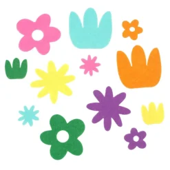 Felt Flowers Scrap Pack, 50ct. by Creatologyâ„¢