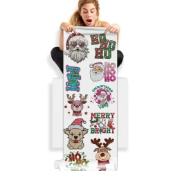 Festive Sparkle: Christmas Faux Sequin DTF Gang Sheets - 22x60