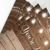 Fill-in Invitations and Envelopes, Rustic, Set of 25