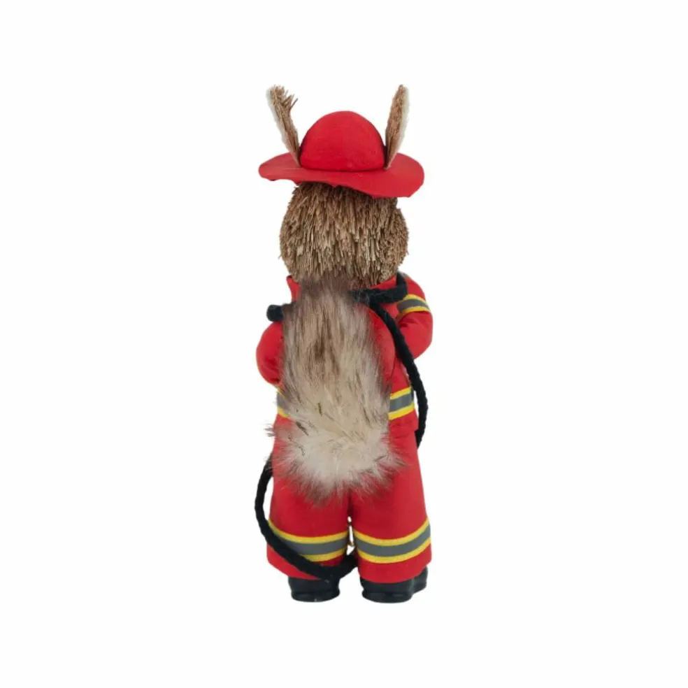 8.5" Fireman Squirrel Natural Decorative Animal by Ashland®